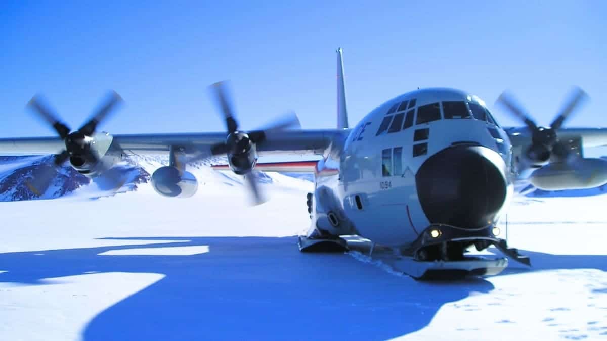 avion antarctique